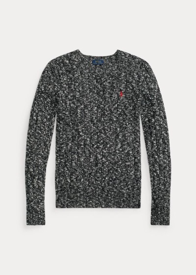 Polo Ralph Lauren Cable-Knit Wool-Blend Striktrøje Dame Danmark (SAWND4279)